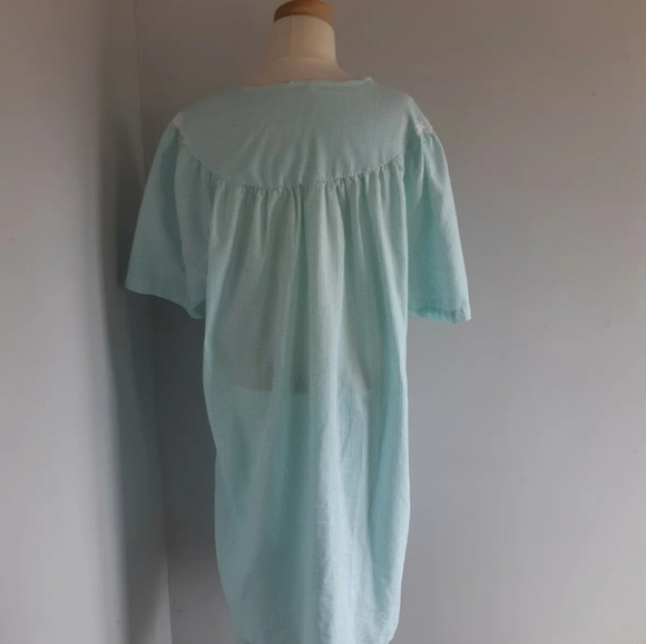 Carroll Reed Plus Pretty vintage  nightgown blue Look new  Size 2X - Picture 3 of 9